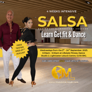 Lightwater salsa dance classes and courses