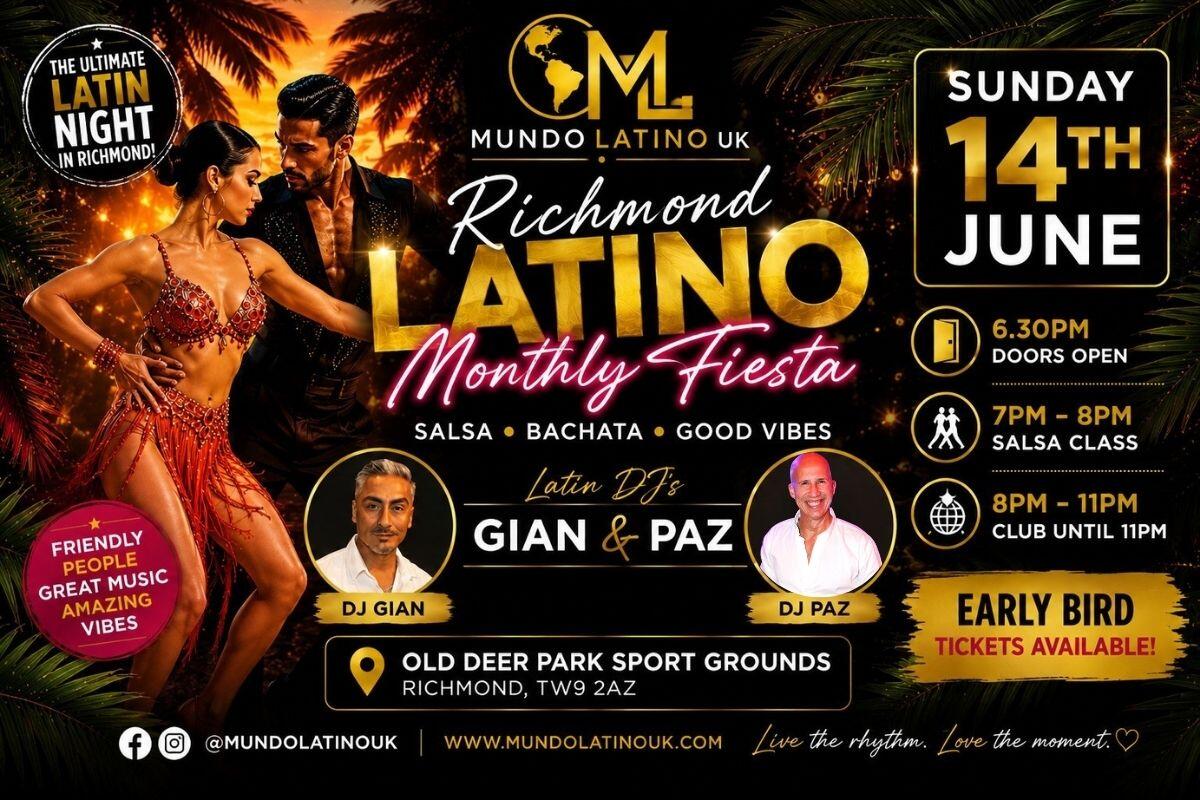 Richmond latino (1200 x 800 px) Richmond sunday salsa and bachata event