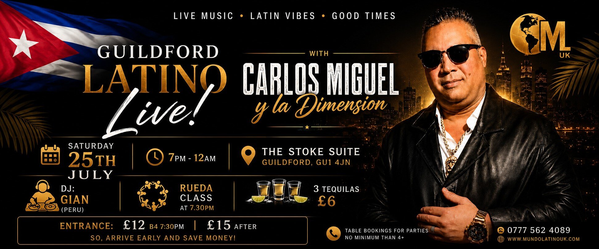 guildford salsa and bachata monthly saturday event
