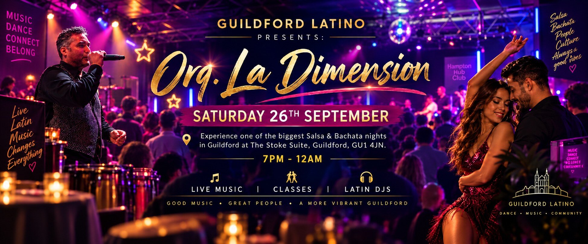 Guildford Latino Salsa & bachata Saturday dance social