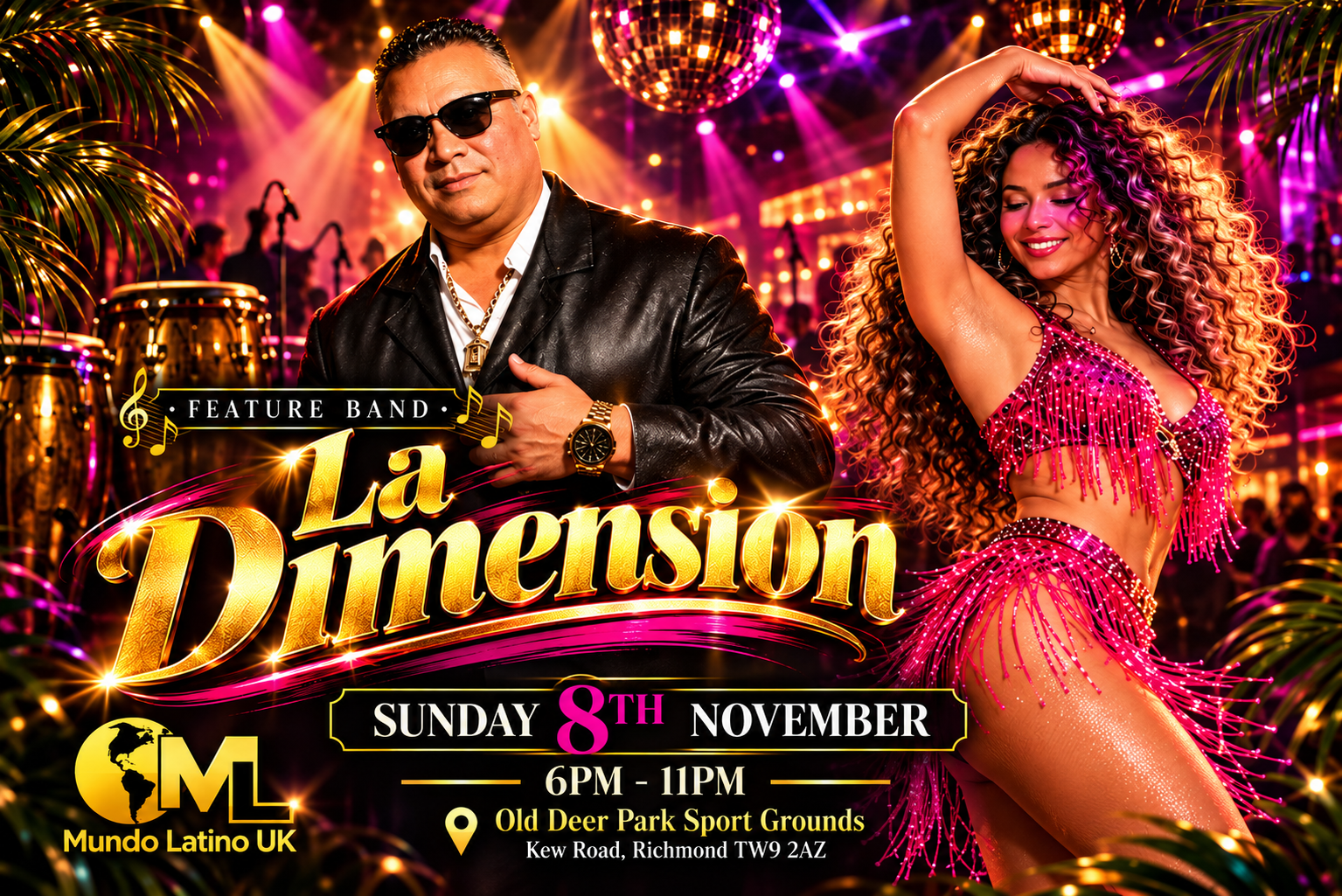 La Dimension Latin Night Richmond Live Band Party Night